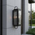 Irving 3 Light Outdoor Wall Lantern in Textured Black