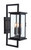 Jordan 3 Light Outdoor Wall Lantern in Textured Black
