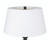 Misha 1 Light Table Lamp in Flat Black