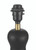 Gloria 1 Light Table Lamp in Flat Black/Satin Brass