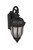 Harper 1 Light Small Outdoor Wall Lantern in Textured Black