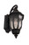 Harper 1 Light Small Outdoor Wall Lantern in Textured Black