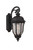 Harper 1 Light Small Outdoor Wall Lantern in Textured Black