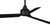 Charming 52" 3-Blade Ceiling Fan in Flat Black w/ Black Blades; Light Kit Sold Separately