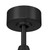 Charming 52" 3-Blade Ceiling Fan in Flat Black w/ Black Blades; Light Kit Sold Separately
