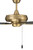 Eos 60" 5-Blade Ceiling Fan in Satin Brass w/ Brushed Nickel/Greywood Blades; Light Kit Optional (Not Included)