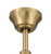 Eos 60" 5-Blade Ceiling Fan in Satin Brass w/ Brushed Nickel/Greywood Blades; Light Kit Optional (Not Included)