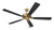 Eos 60" 5-Blade Ceiling Fan in Satin Brass w/ Brushed Nickel/Greywood Blades; Light Kit Optional (Not Included)