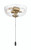 2 Light Bowl Light Kit in Satin Brass (Clear Glass)