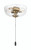 2 Light Bowl Light Kit in Satin Brass (Clear Glass)
