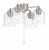 4 Light Light Kit in Brushed Polished Nickel (Clear Glass)