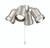 4 Light Light Kit in Brushed Polished Nickel