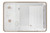Monica 24" x 36" Framed Rounded Rectangular Edge/Back Lit LED Mirror, Dimmer, 3000-5000K, in Satin Brass