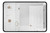 Sophie 48" x 36" Framed Rounded Rectangular Edge/Back Lit LED Mirror, Dimmer, 3000-5000K, in Flat Black