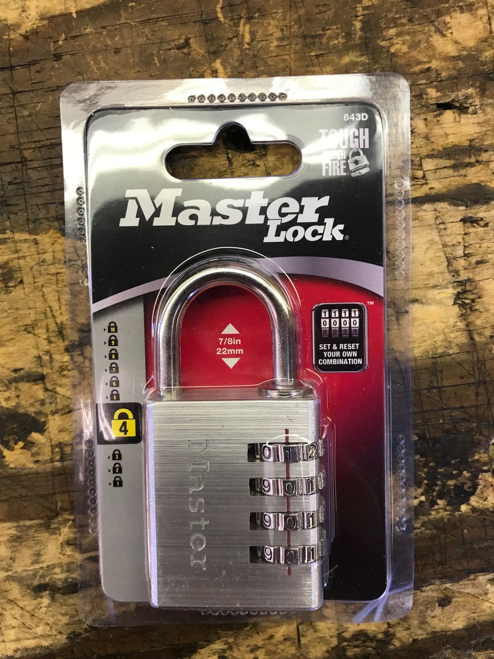 Master Lock 643D Combination Padlock - Nalpak, Inc.