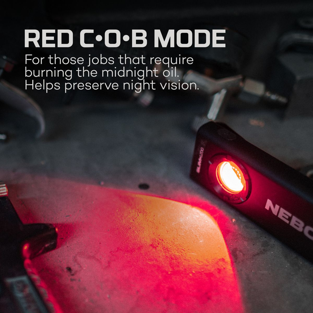 NextLED 1200 Lumen Rechargeable Foldable Slim Bar Work Light – Double-Sided, NT-7544