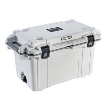 Pelican 70QT White/Grey Cooler Image