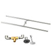 18" x 6" H-Burner kit for manual match lit fire pit installation