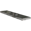 Stainless steel custom rectangle fire pit cover with handles