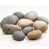 4" - 6" ceramic, heat-resistant river stones for a fire pit feature