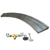 72" curved burner kit with components