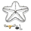 30" high capacity torpedo burner kit which includes 3/4" valve, key, decorative valve cover, 3/4" gas pipe elbows.