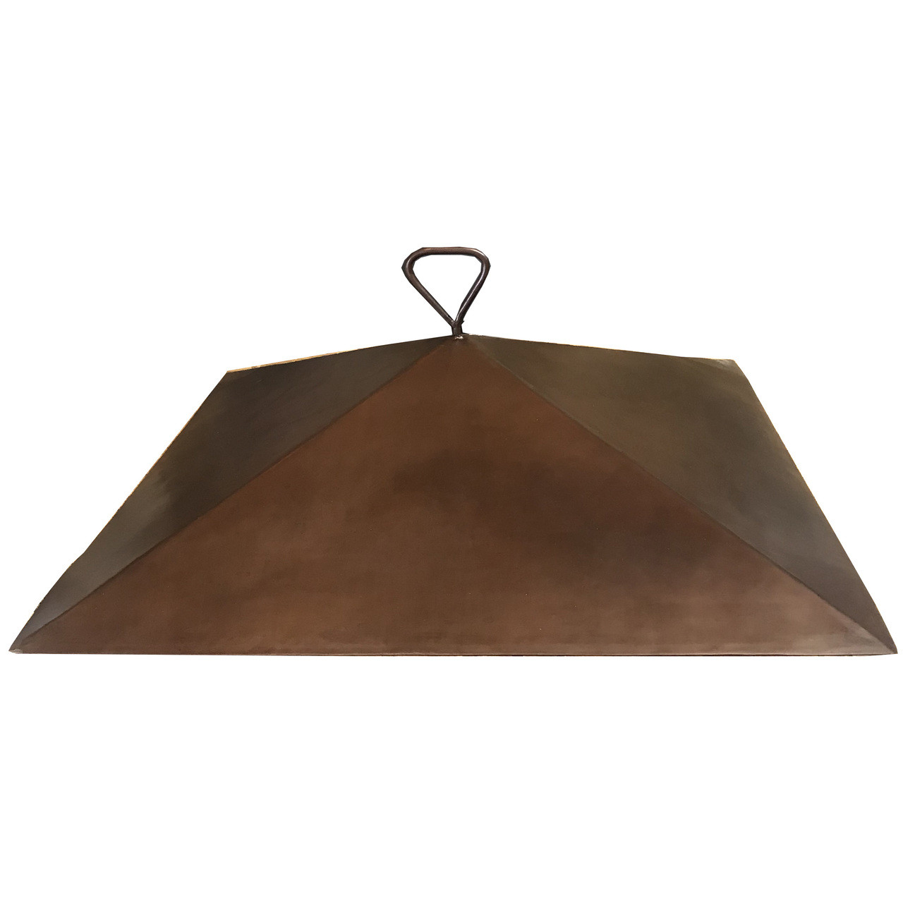 36" Square Dome Copper Fire Pit Cover Flame Creation