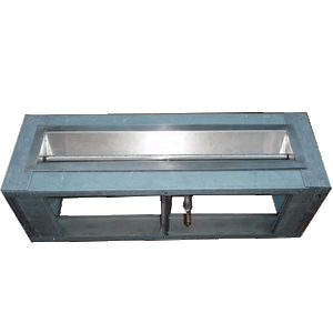 32" Gas Fire Trough w/ 4" wide deck (Manual Gas Burner)