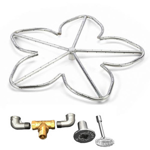 12" stainless steel penta burner kit