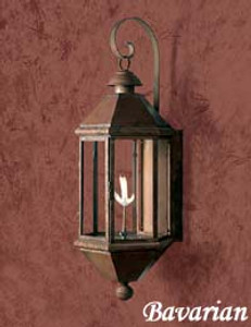 Large copper gas light-The Large Bavarian