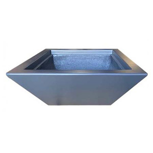 Florencia Fire Pit with 2" ledge in charcoal grey