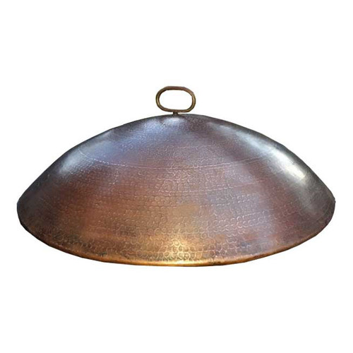 Dome Copper Fire Pit Cover Flame Creation