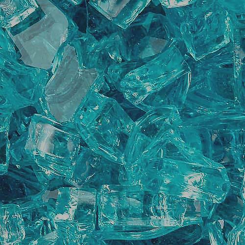 Aquamarine Fire Glass | Flame Creation