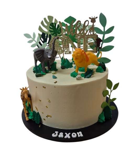Safari Wild One Cake – Perfect for 1st Birthdays