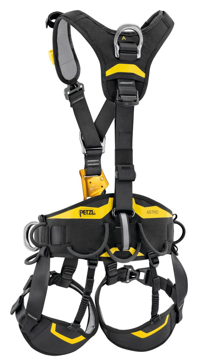 PETZL ASTRO Full Body ANSI NFPA Harness w/ Chest Ascender