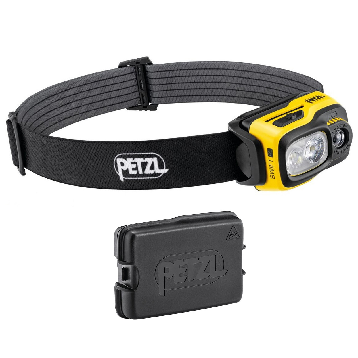 PETZL SWIFT RL Headlamp + Extra Battery - Kit