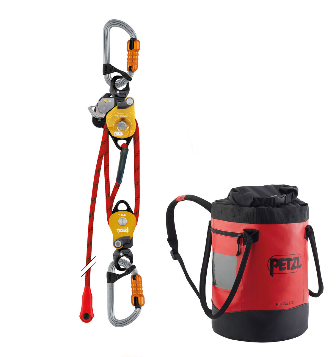 PETZL TWIN RELEASE SYSTEM - 4:1 rescue kit