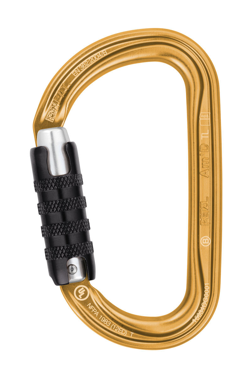 PETZL AMD トライアクトロック　ゴールド　10個 Petzl Am'D