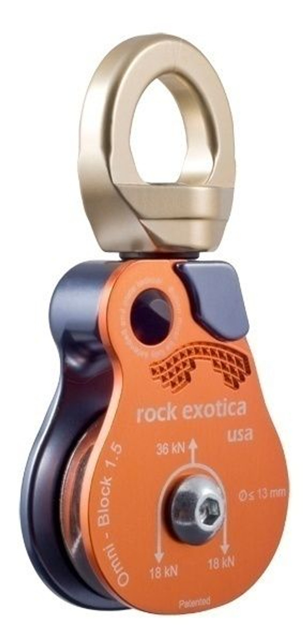 ROCK EXOTICA Omni-Block Swivel 1.5" Single Pulley