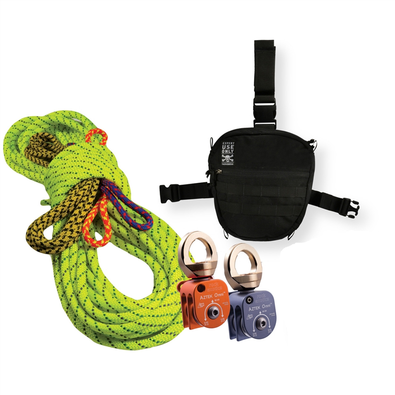 PETZL - ロックエキゾチカRock Exotica Aztek アズテックセット Rock Exotica AZTEK Pulley & Rope Set Assembled – Inner