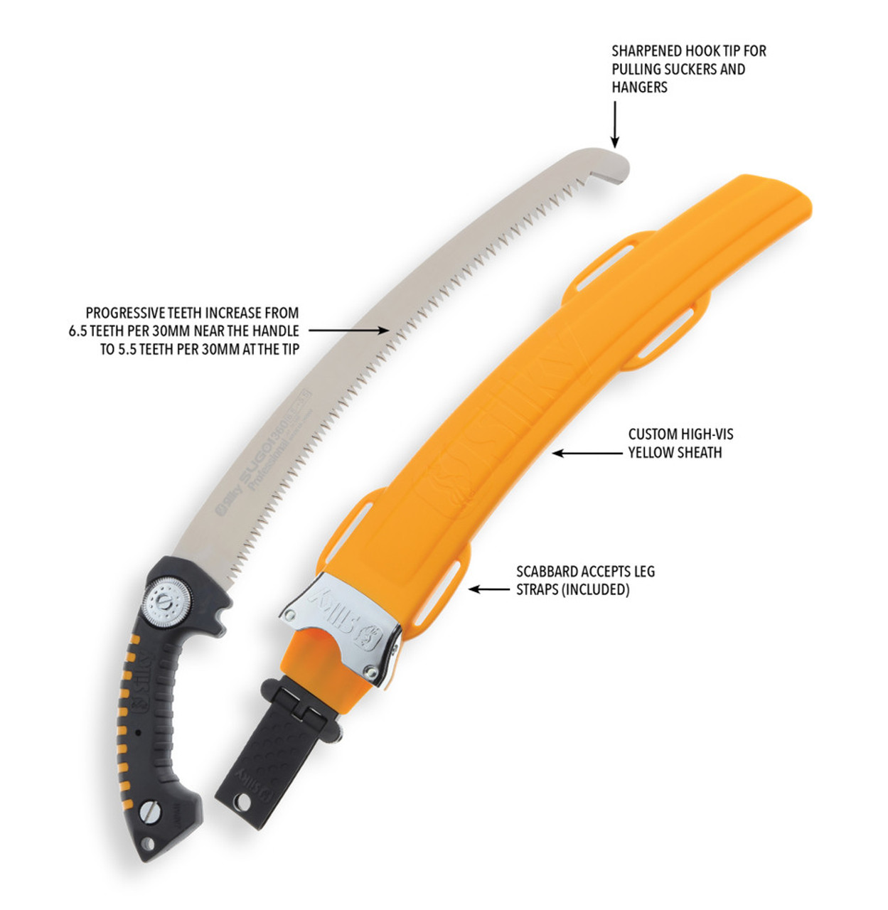 Silky Professional SUGOI 360mm Arborist Hand Saw