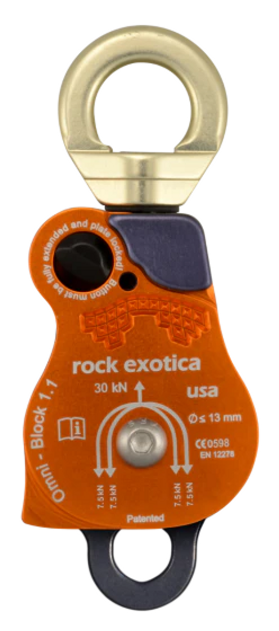 Rock Exotica Omni-Block 1.1" Double Pulley