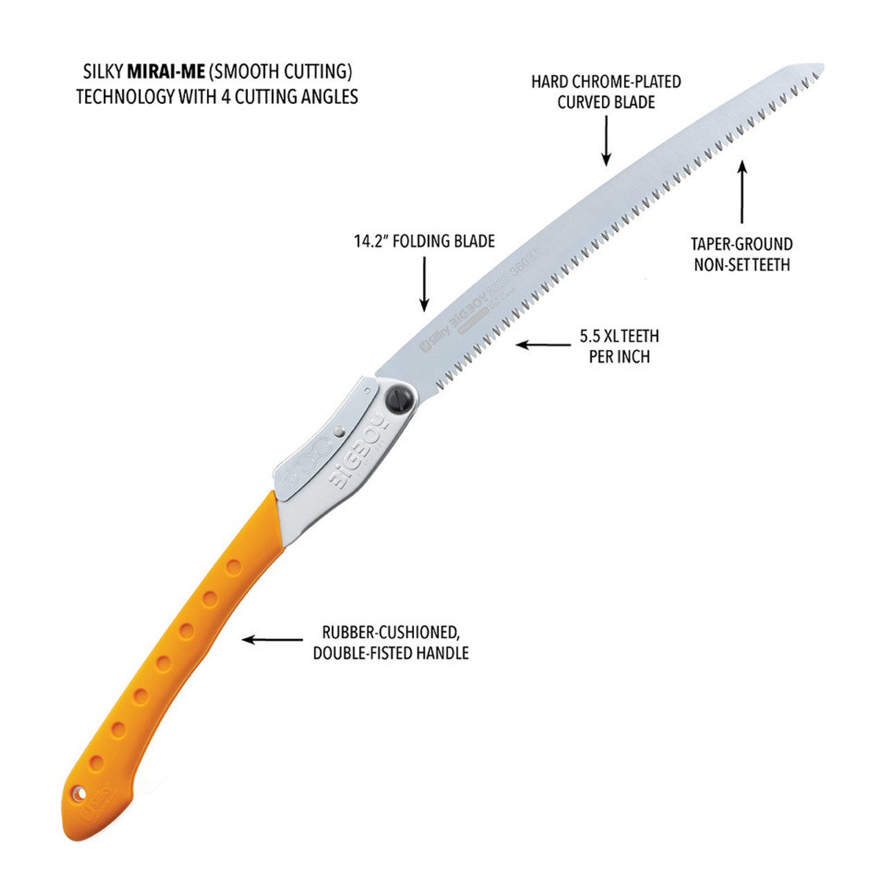 Silky Professional BIGBOY 2000 360MM XL Teeth Folding Saw