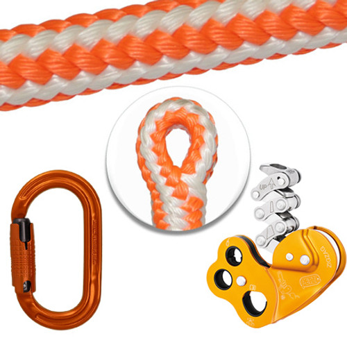 PETZL ZIGZAG + Teufelberger Safety Blue HI-VEE 16-Strand - Kit