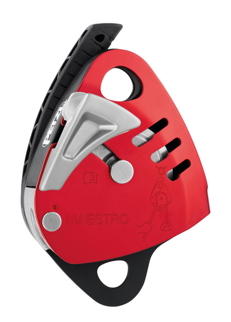 PETZL Maestro L Descender w/ Integrated Progress Capture Becket Pulley NFPA