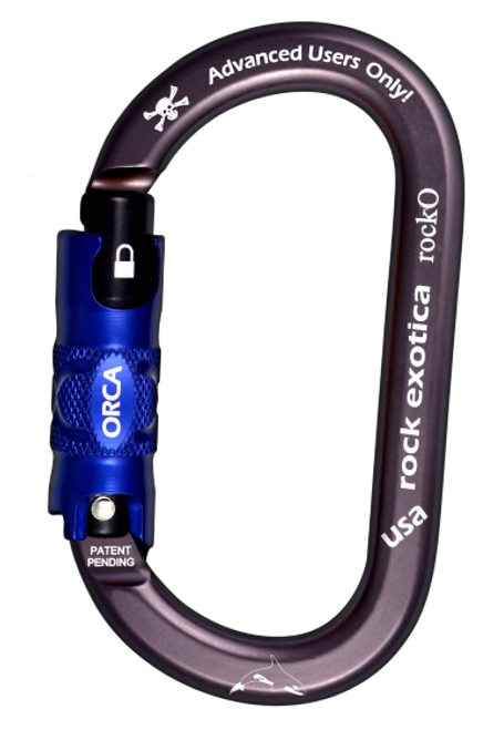 ROCK EXOTICA rockO ORCA-Lock Carabiner
