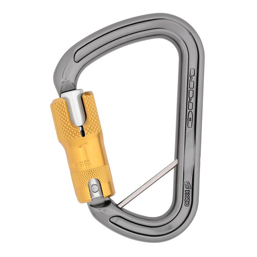 DMM Klettersteig ANIS Locksafe Large Aluminum Carabiner with Captive Bar DMM Klettersteig ANIS Locksafe Large Aluminum Carabiner with Captive Bar