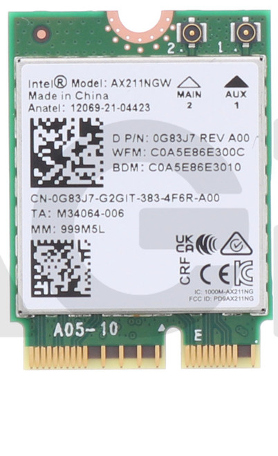 DELL LATITUDE 3340 / LATITUDE 3340 (2-in-1) (TOUCH) / LATITUDE 3450 / LATITUDE 5430 WIRELESS CARD