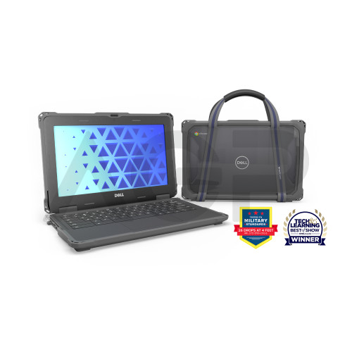 MAXCases Extreme Shell-F3 Slide Case for Dell 3100/3110/3120 Chromebook Clamshell 11.6" (Gray)