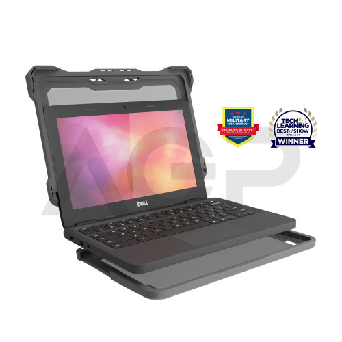 MAXCases Extreme Shell-F Slide Case for Dell 3330 & 3340 Windows Clamshell 13.3" (Gray/Clear)